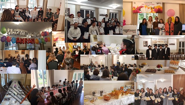 Collage Chabad Piazza Bologna Roma