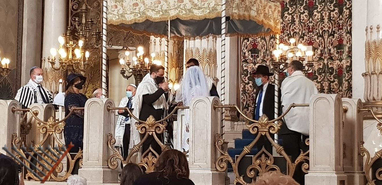 Jewish wedding covid rome