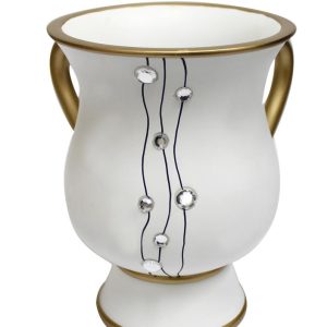 Brocca in poliresina decorata