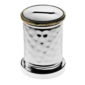 Kuppà in nichel con bordo dorato