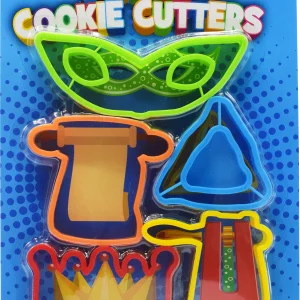 Tagliabiscotti in plastica - Set di 5 per Purim