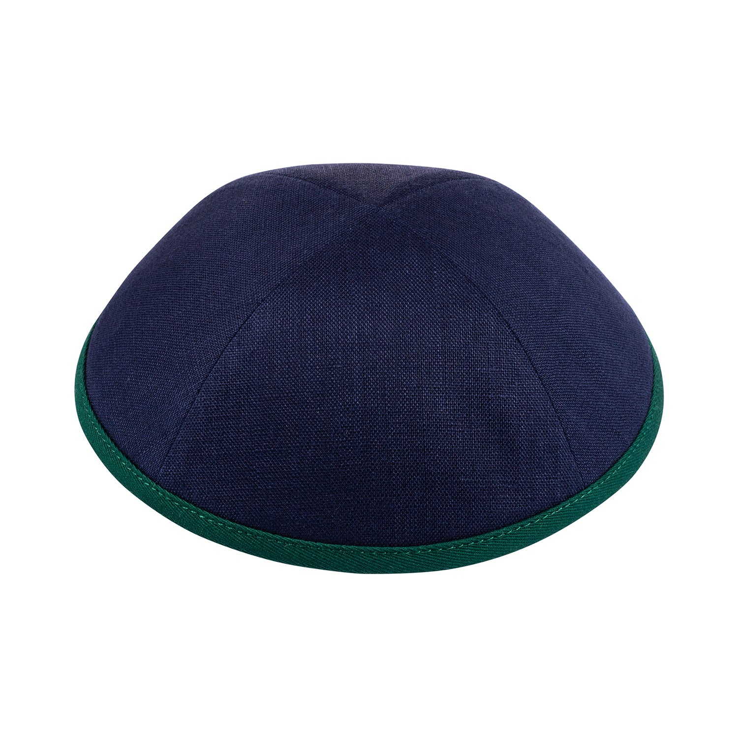 Ikippah Navy Linen Green Rim