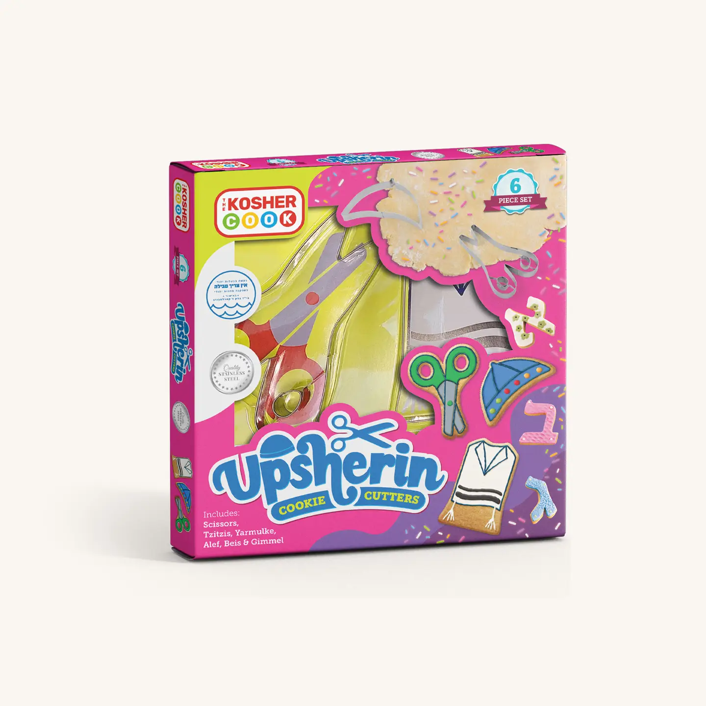 Tagliabiscotti in acciao inossidabile – Set per taglio di capelli - Upshernish