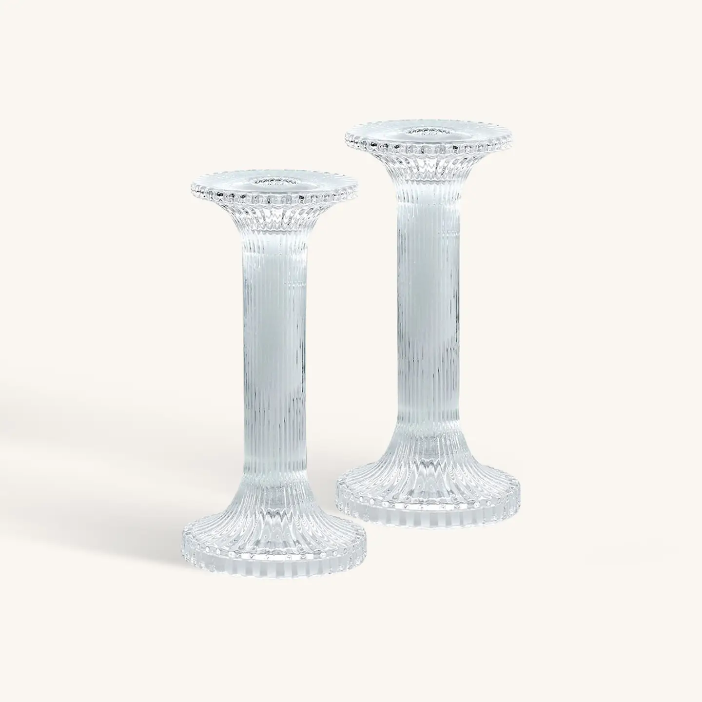 Portacandele in cristallo - 18 cm